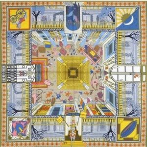 Hermès “objets de curiosité” silk scarf